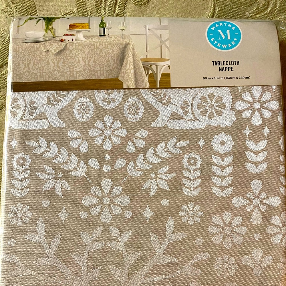 Martha Stewart Easter tablecloth